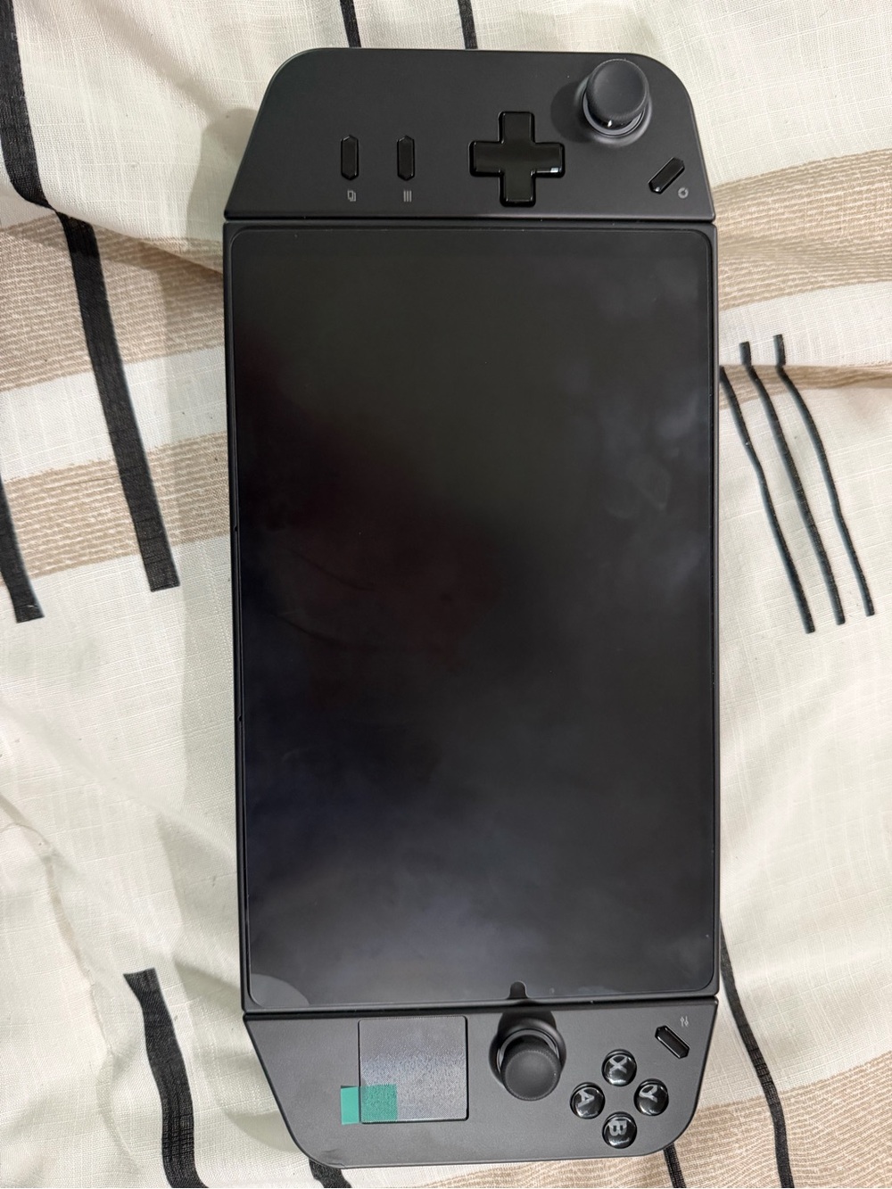 Lenovo Black Handheld Gaming Console with Dual Analog Sticks